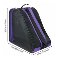 Inline Skate Backpack Lightweight Design Roller Skate Backpack Breathable Mesh Panels Gear Storage for Skaters
