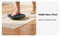Wooden Balance Board Versatile Wooden Wobble Board Central Training Stability Disc Space-Saving Fitness Equipment High Weight