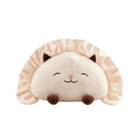 Cat Stuffed Pillow Cute Cushion Embroidered for Sofa, Reading Nook