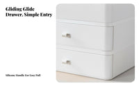 Space-Saving Stackable Drawer Unit Multi-Purpose Stackable Drawer Box long-lasting Desktop Organizer interlocking Design for Office Workers, Hobbyists, Desk, Dorm Room, Bedroom, Vanity