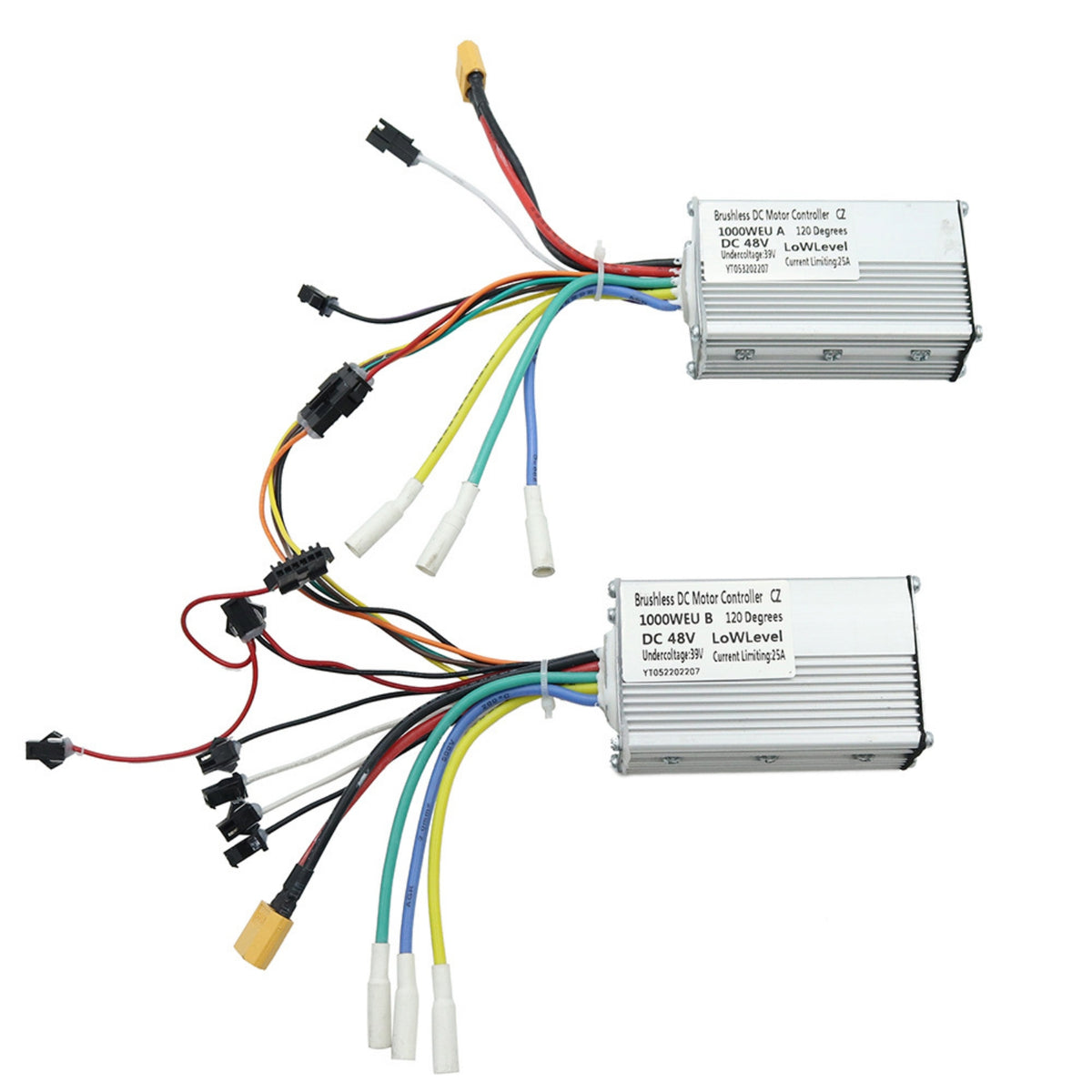 Scooter Controller Set 48V Scooter Controller with Display Speed Control Overvoltage Protection for DIY Mechanics