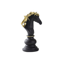 Chess Figurine Carved Chess Piece Statue Tabletop Ornament for Collectors, Study, Desk