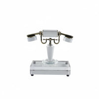 Telephone Figurine Desktop Display Phone Sculpture Decorative Piece Metal Handset Sculpture Ornament for Living Room