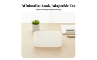 Handled Storage organizer Adaptable Desktop Container No-Cost for Dressing Table