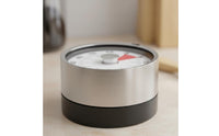 1 Piece Cooking Timer Magnetic Countdown Timer Mechanical Kitchen Timer Stainless Steel Wind-up Alarm Timer Loud Alert Suitable for Cooking Baking Medication Study Skincare
