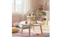 Wooden Dessert and Tea Playset Role Children's Play Afternoon Tea Toy Wood Wooden Cake Toy Set for Preschoolers, Young Children