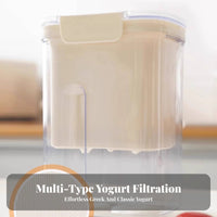 Ultra-Fine Mesh Greek Yogurt Strainer Easy to Clean Yogurt Strainer Includes Lid