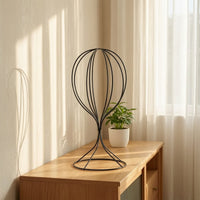 Tabletop Wire Hat Stand Decorative Hat Stand with Circular Base Freestanding Sleek for Countertop, Dresser