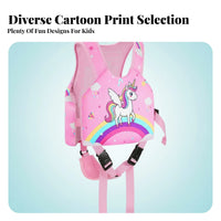 Crotch Strap Swim Flotation Vest Buckle Closures for Swimming, Water Play