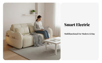 Electric Folding Motorized Daybed Multi-Functional Pull-expandable Sofa Bed Space Saving Living Room Furniture Modern Design for Apartment Dwellers, Homeowners, Students, Small Spaces, Bedroom, Home Office