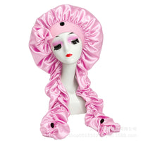 New Satin Hair Protection Cap for Dreadlocks and Curly Hair - Large Size