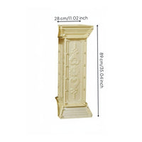 Reusable Roman Column Mold Thickened & Reinforced Plastic Balcony Railing Mold Long-Lasting Cement Fence Form Fine Surface Finish for Builders, Staircase