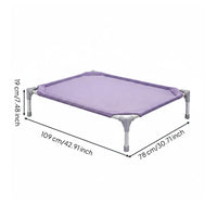 Raised Pet Bed Washable Raised Pet Cot off Ground Breathable Dog Cot for Medium and Large Dogs, Outdoor, Indoor