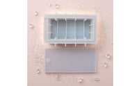 Box Form with Lid Translucent Rectangle Storage Box Form Glossy Household Craft
