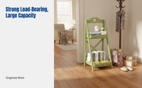 Parcel Storage Rack, Foldable Organizer Shelf, PP Entryway Stand, Large Capacity, Multi-Color