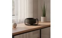 Wire Fruit Basket Sculptural Metal Wire Fruit Basket Industrial Decorative Bowl for Living Room, Shelf