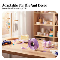 DIY Easy-to-Use stellar Folding Strip Colorful Plastic Ribbon multifunctional craft material glittery Effect for Crafters, Party Planners, Students, Cake Decoration, Handmade undertakings, Holiday Decorating, Scrapbooking