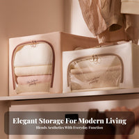 foldable textile Storage container Stackable Closet Organizer Steel Frame reinforcement