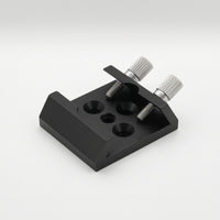 Anodized Finish Locator Scope Base Knurled Thumb Screws Locator Scope Mount Bracket Multiple Mounting Holes Mount Base Threaded Hole