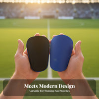 Soccer Shin Guards Shock Absorbing Small Soccer Shin Pads Bright Colors Sports Guarding Gear for Kids, Teens, Football Match, Futsal, Outdoor Field