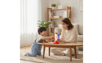 Toy Trumpet Handheld Trumpet with Handle Instrument Brightly Colored Instrument Sensory for Toddlers, Playroom, Home