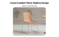 Minimalist design Stackable Shell Chair Multi-Purpose Armless stackable Chair Easy to Clean Seating Furniture Space-Saving Design for Business Owners, Event Attendees, Meeting Room, Cafeteria, Reception Area, Classroom