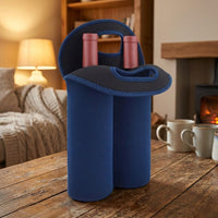 Gift Bag for Beverage Bottles with Travel Bag Style, Synthetic Rubber Thermal Bag for Picnics, Pack of Insulated Lunch Bags for Women