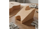 EVA Material U-Shaped Neck Support Block Lightweight Guitar Neck Rest Wood Grain Pattern Guitar Maintenance Cradle for Luthiers, Musicians, Workshop, Music Shop