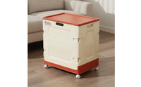 Dust-Proof Combination Lock Storage Box Dustproof Wheeled Storage Container Heavy Duty Lockable Utility Box Portable for Dorm Room, Car Trunk