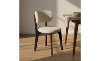 Solid Wood Frame Dining Chair Dense Foam Cushion Rustic Minimalist Design Chair for Kitchen, Restaurant, Home Office
