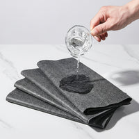 Fuzz and Streak Microfibre Cloth, Absorbent Cleaning Cloth for Glass and Mirrors, Reusable Multi-Surface Cleaning Cloths for Glass Panes