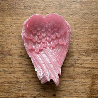 Resin Angel Wing Jewelry Holder Layered Feather Decor Ornament Molded