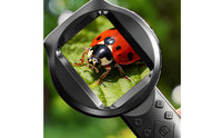 Ultra-Clear Display Electronic Magnifying Glass 200x Magnification Portable Digital Magnifier Type-C Charging Handheld Magnifying Glass 3 Million Pixels