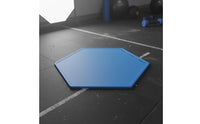 Hexagonal Training Mat Molded Floor Spot Markers  Low-Level Pad-Profile Training Gear for Athletes, Home Workouts