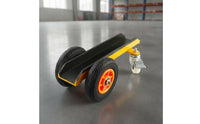 Heavy-Duty Slab Dolly Swivel Panel Mover Industrial Four-Wheel Cart with Rubber Tires Long-Lasting for Contractors