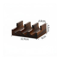 Wooden Sushi Serving Stand Compact Sushi Display Stand Sturdy Rack Reusable for Japanese Restaurants