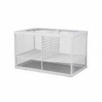 Aquatic Breeding Box Vented for Water Flow Aquatic Fry Separation Hatchery Aquatic Habitat Nursery Box Removable Dividers
