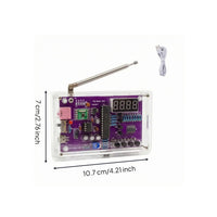 Radio Soldering Kit Antenna Rod DIY   Broadcast DIY Kit Push Buttons