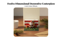 Christmas Paper Sculpture Note Block Creative Gift Santa Tear-off Calendar Multi-Functional Dimensional Design Memo Pad