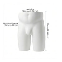 Lower Body Mannequin Non-Reflective Mannequin Form for Retailers, Store Window