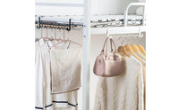 Space Saving Bunk Bed Clothes Hanger Easy Installation Dorm Bed Clothes Hook Sturdy Construction for College Students, Bedroom