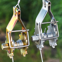 Heavy-Duty Wire Tensioner with Gear Anti-Slip Ratcheting Wire Strainer Strong Ratcheting Fence Stretcher Reusable for Outdoors, Workshops