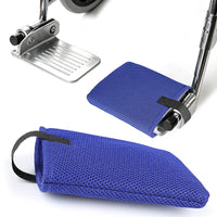 Wheelchair Pedal Cover with Sponge Cushion - Shock Absorbing and Wear Resistant
