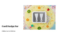 Kids Ice Cream Roll Plate Cordless Cold Plate Ice Cream Device DIY Fried Yogurt Device Fun Family Activity Easy to Use