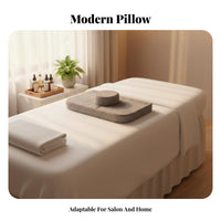 Beauty Bed Headrest Pillow Anti-Collapse Beauty Bed Deformation Resistant Cylinder Plug Massage Pillow for Estheticians, Clients, Medical Facilities