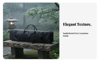 Padded 7-Compartment Flute Bag Water 76cm Instrument Bag Bamboo Flute Case Two Carry Choices Chinese Dizi Carrying Case