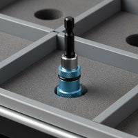Single-Handed-Handed Use Quick Change Bit Holder Long-Lasting Quick Release Bit Holder Knurled Grip Hex Shank Adapter Heavy-Duty for Professionals, Repair, Construction