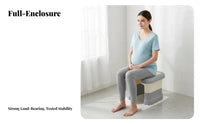 Squat Toilet Converter Seat Portable Bathroom Aid Easy to Clean for Elderly