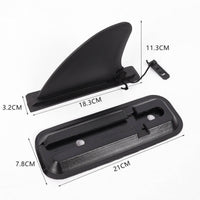 Inflatable Paddle Board Simple Installation Install Paddle Board Fin Stable Tracking Water Sports Gear for Paddling