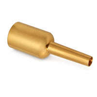 Polished Finish Brass Mouthpiece Cylindrical Body Cup-Shaped Mouthpiece Smooth Instrument Part Metal